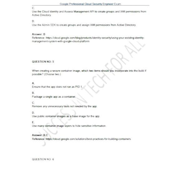 Printout Google Professional Cloud Security Engineer Study Guide - Picture 4 of 6